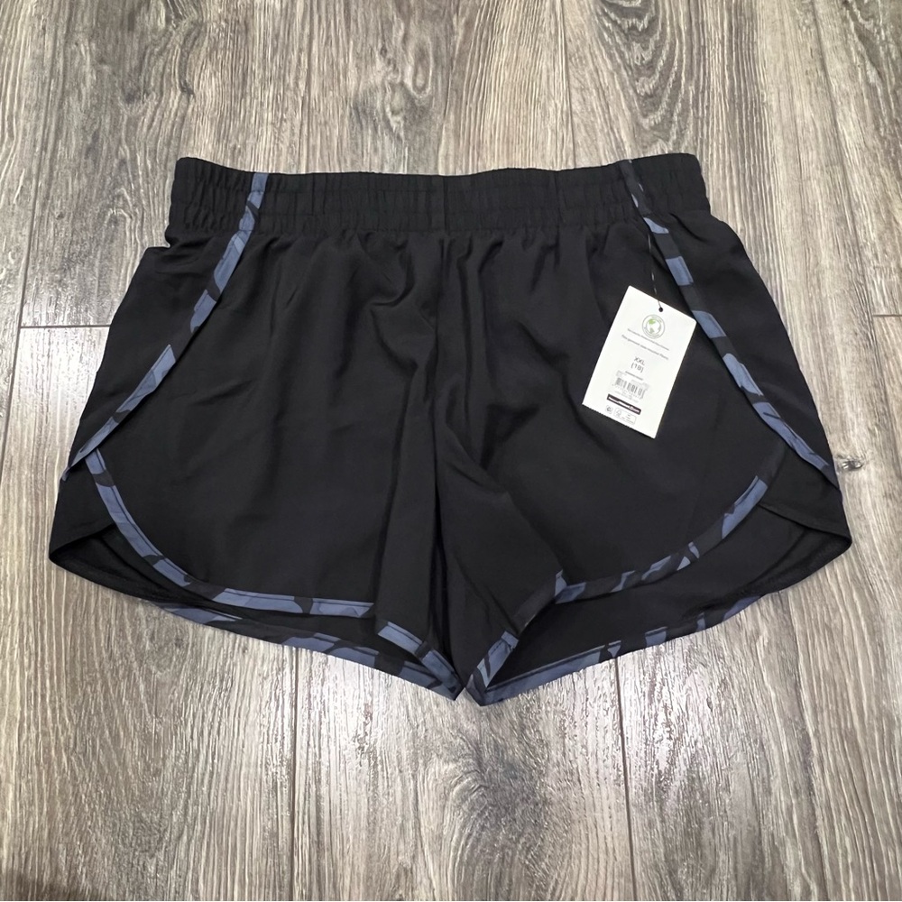 🍎 3/$30 Athletic Works Girls Size XXL (18) Black Athletic Shorts